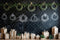 Kate Noël Couronne Tableau noir Cadeaux Toile de fond conçue par Patty Roberts - Kate Backdrop FR