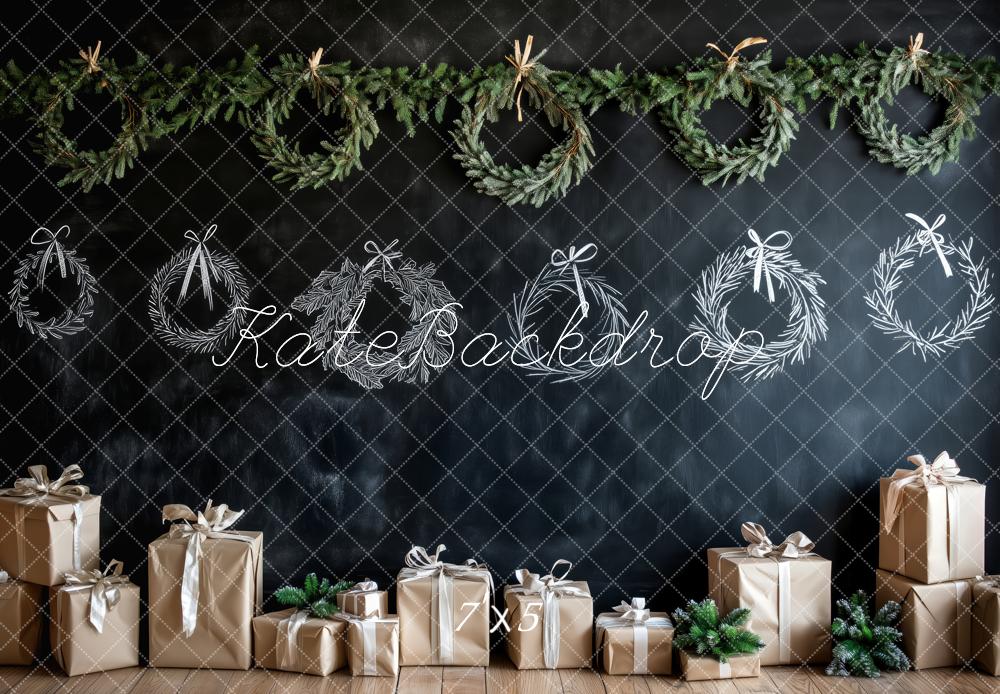 Kate Noël Couronne Tableau noir Cadeaux Toile de fond conçue par Patty Roberts - Kate Backdrop FR