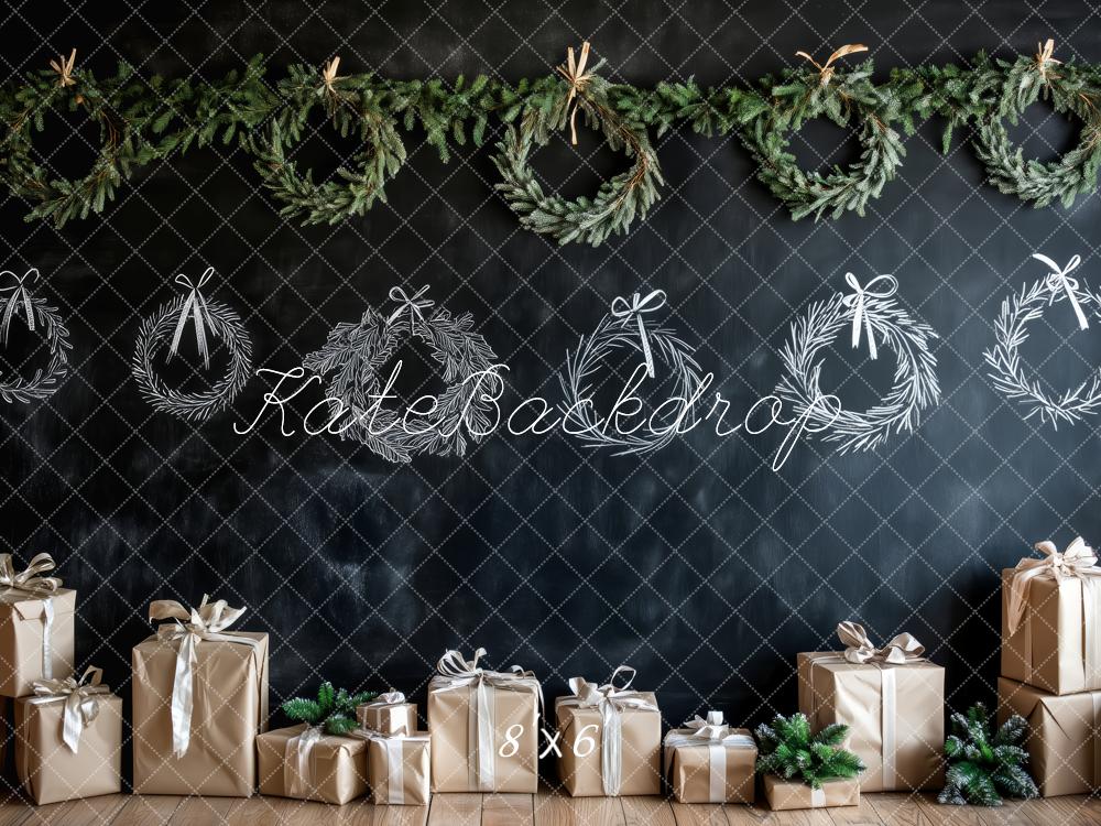 Kate Noël Couronne Tableau noir Cadeaux Toile de fond conçue par Patty Roberts - Kate Backdrop FR