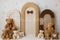 Kate Anniversaire Ours en peluche Arches Toile de fond conçue par Patty Roberts - Kate Backdrop FR