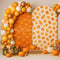 Kate Automne Citrouille Épouvantail Ballons Toile de fond conçue par Patty Roberts - Kate Backdrop FR