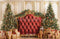 Kate Sapin de Noël Tête de lit Cadeaux Rouge Toile de fond conçue par Emetselch - Kate Backdrop FR