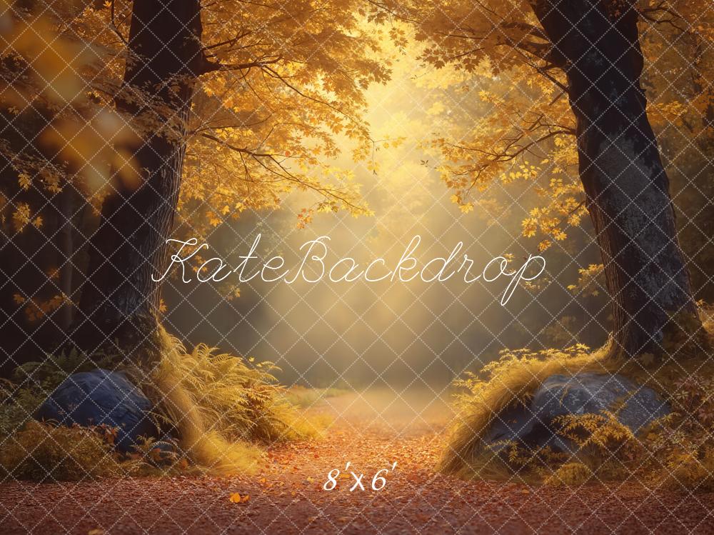 Kate Automne Forêt Lumière Érable Toile de fond conçue par Emetselch - Kate Backdrop FR