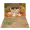 Kate Automne Citrouilles Foin Voiture Toile de fond+Herbe Sèche Terre Sol Toile de fond
