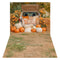 Kate Automne Citrouilles Foin Voiture Toile de fond+Herbe Sèche Terre Sol Toile de fond