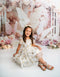 Kate Anniversaire Papillons Fleurs Pastel Toile de fond conçue par Emetselch