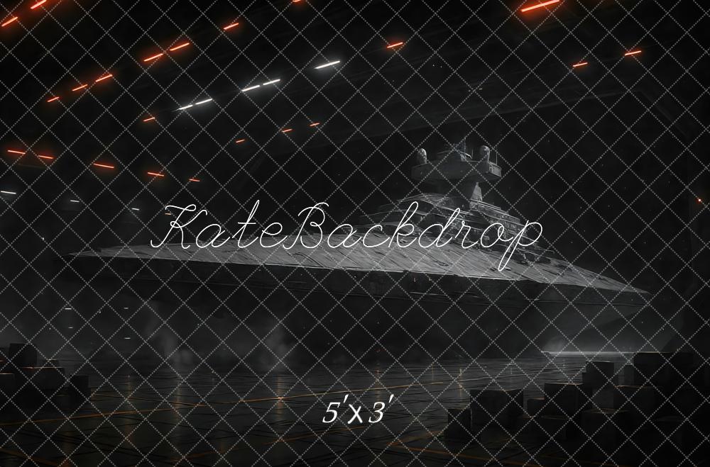 Kate Vaisseau spatial Science-fiction Toile de fond conçue par Mini MakeBelieve - Kate Backdrop FR