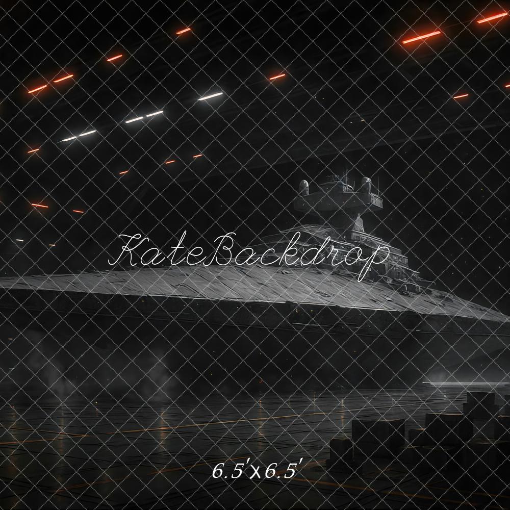 Kate Vaisseau spatial Science-fiction Toile de fond conçue par Mini MakeBelieve - Kate Backdrop FR