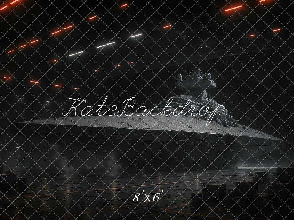 Kate Vaisseau spatial Science-fiction Toile de fond conçue par Mini MakeBelieve - Kate Backdrop FR