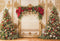 Kate Sapins de Noël Mur Rétro Or Toile de fond conçue par Emetselch
