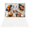 Kate Halloween Citrouilles Ballons Toile de fond+Blanc Plancher en Bois Sol Toile de fond