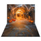 Kate Halloween Araignées Citrouilles Toile de fond+Lumière Reflet Orange Sol Toile de fond
