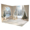 Kate Hiver Noël Arche Neige Fenêtre Ensemble de chambre