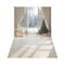 Kate Noël Arbre Cadeaux Fenêtre Hiver Toile de fond+Bois Clair Lumière Toile de fond