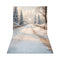 Kate Hiver Chemin Neige Sapins Toile de fond+Chemin Neige Traces Sol Toile de fond