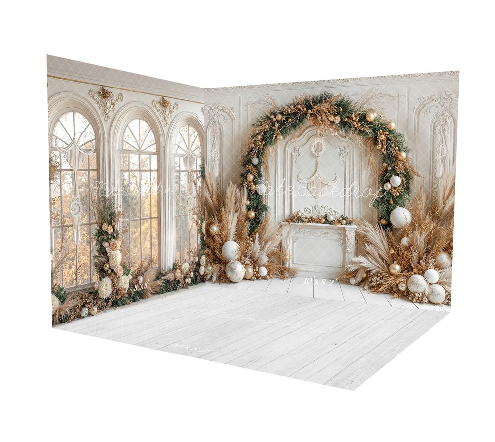 Kate Noël Arche Bohème Fenêtre Mur Rétro Ensemble de chambre