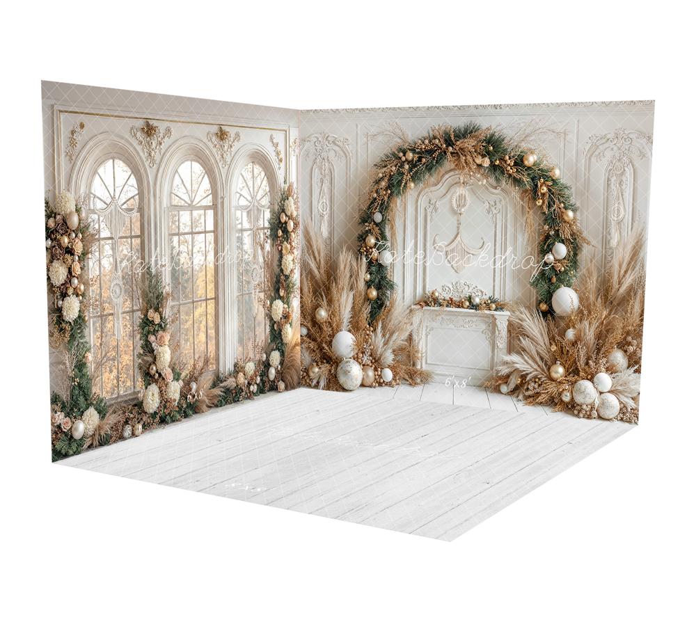 Kate Noël Arche Bohème Fenêtre Mur Rétro Ensemble de chambre