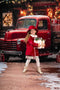 Kate Noël Camion Cadeaux Maison Toile de fond+Hiver Neige Terre Sol Toile de fond