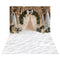 Kate Noël Arche Sapins Neige Toile de fond+Hiver Neige Sol Blanc Toile de fond