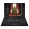 Kate Sapin de Noël Cadeaux Rideaux Toile de fond+Bois Noir Lignes Verticales Sol Toile de fond