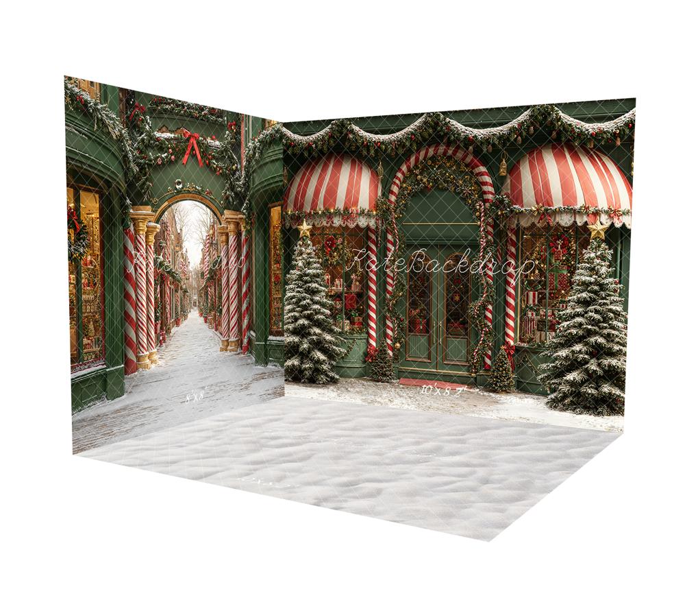 Kate Noël Boutique Rue Neige Sapins Ensemble de chambre