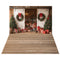 Kate Noël Grange Porte Cadeaux Rustique Toile de fond+Bois Planches Brun Sol Toile de fond
