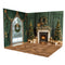 Kate Sapins de Noël Cheminée Fenêtre Rétro Vert Ensemble de chambre