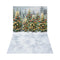 Kate Sapins de Noël Neige Décorations Toile de fond+Hiver Neige Blanc Sol Toile de fond