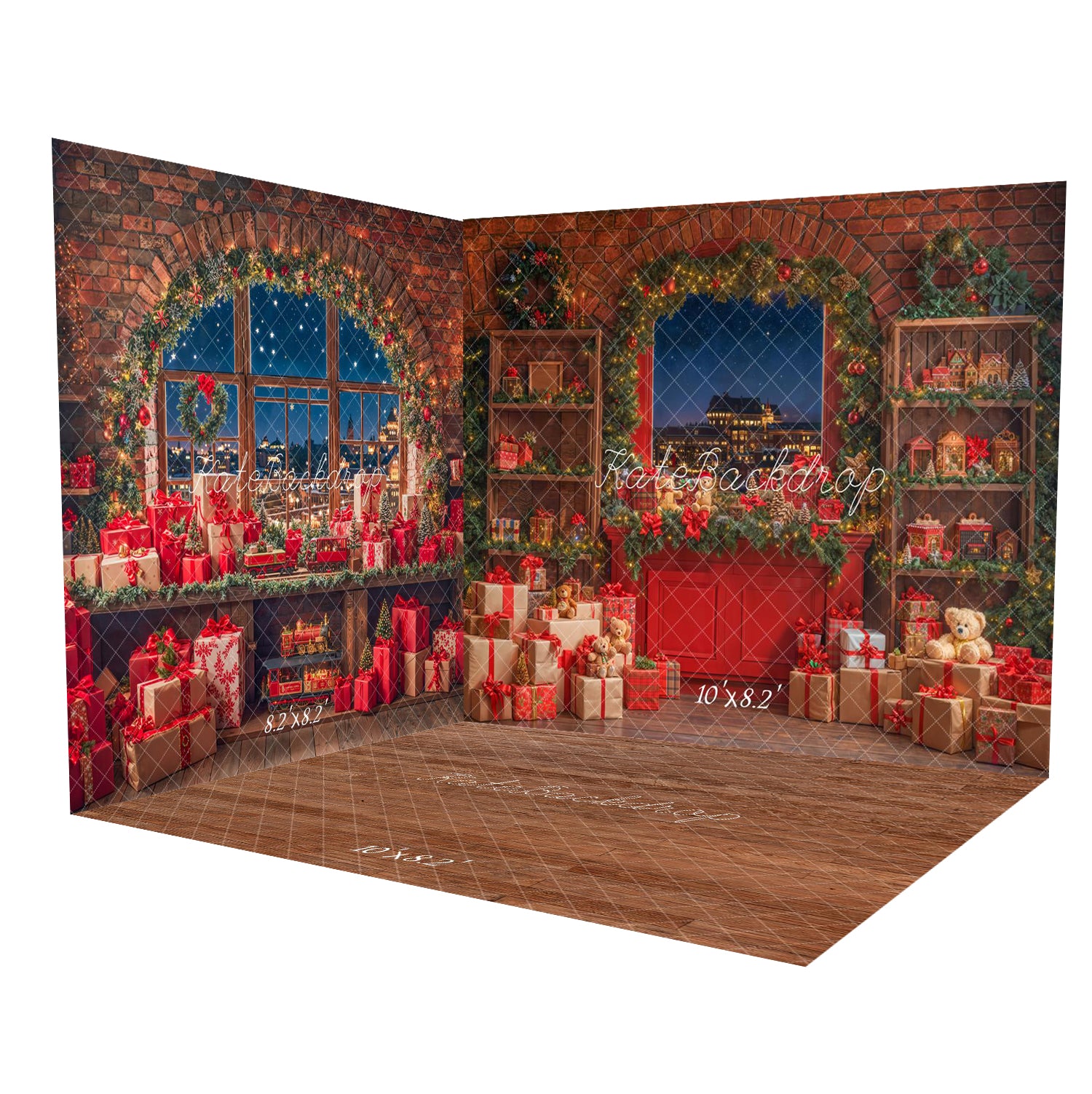 Kate Noël Cadeaux Fenêtre Lumière Nuit Ensemble de chambre - Kate Backdrop FR