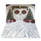 Kate Noël Sapins Cadeaux Grange Toile de fond+Hiver Neige Blanc Sol Toile de fond - Kate Backdrop FR