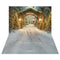 Kate Noël Arche Sapins Lumières Toile de fond+Chemin Neige Blanc Sol Toile de fond