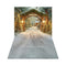 Kate Noël Arche Sapins Lumières Toile de fond+Chemin Neige Blanc Sol Toile de fond