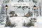 Kate Hiver Bar Cacao Forêt Neige Toile de fond conçue par Emetselch