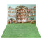 FLASH #1 Kate Pâques Lapins Œufs Placard Toile de fond+Herbe Prairie Vert Sol Toile de fond