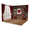 Kate Saint-Valentin Roses Cœur Fenêtre Rideaux Ensemble de chambre