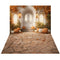 Kate Automne Citrouilles Feuillage Porte Toile de fond+Feuilles Pierre Sol Toile de fond