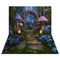 Kate Fée Champignons Arche Fleurs Toile de fond+Pierre Hortensias Lumières Sol Toile de fond