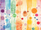 Kate Coloré Points Rayures Enfant Sol Toile de fond en Vinyle