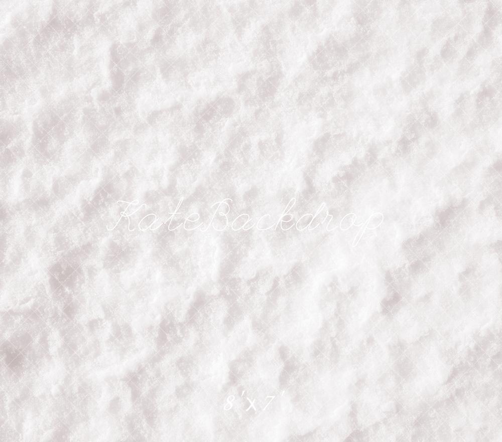 Kate Neige Blanc Hiver Sol Toile de fond en Vinyle