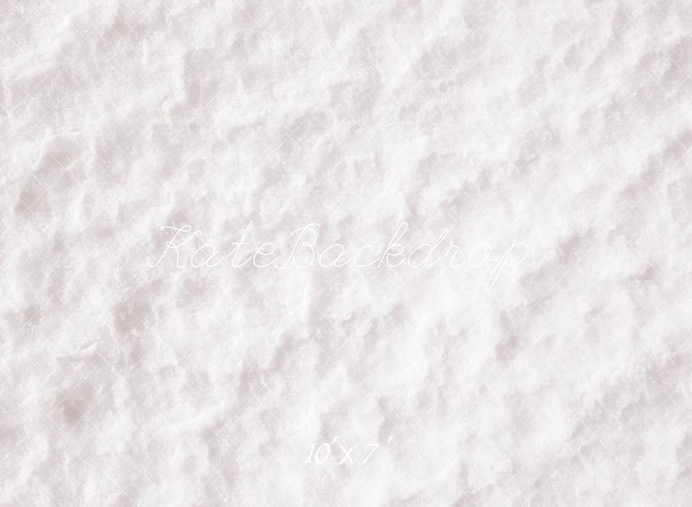 Kate Neige Blanc Hiver Sol Toile de fond en Vinyle