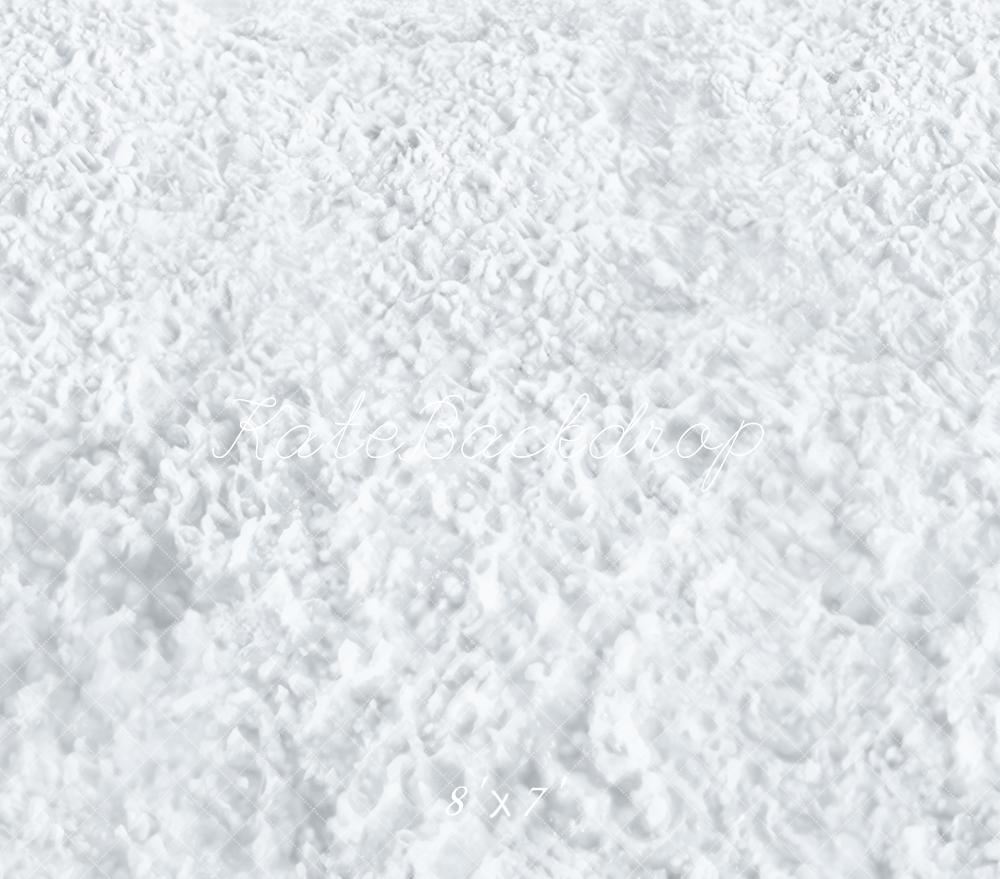 Kate Hiver Blanc Neige Sol Toile de fond en Vinyle