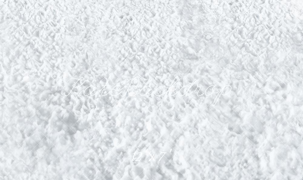 Kate Hiver Blanc Neige Sol Toile de fond en Vinyle