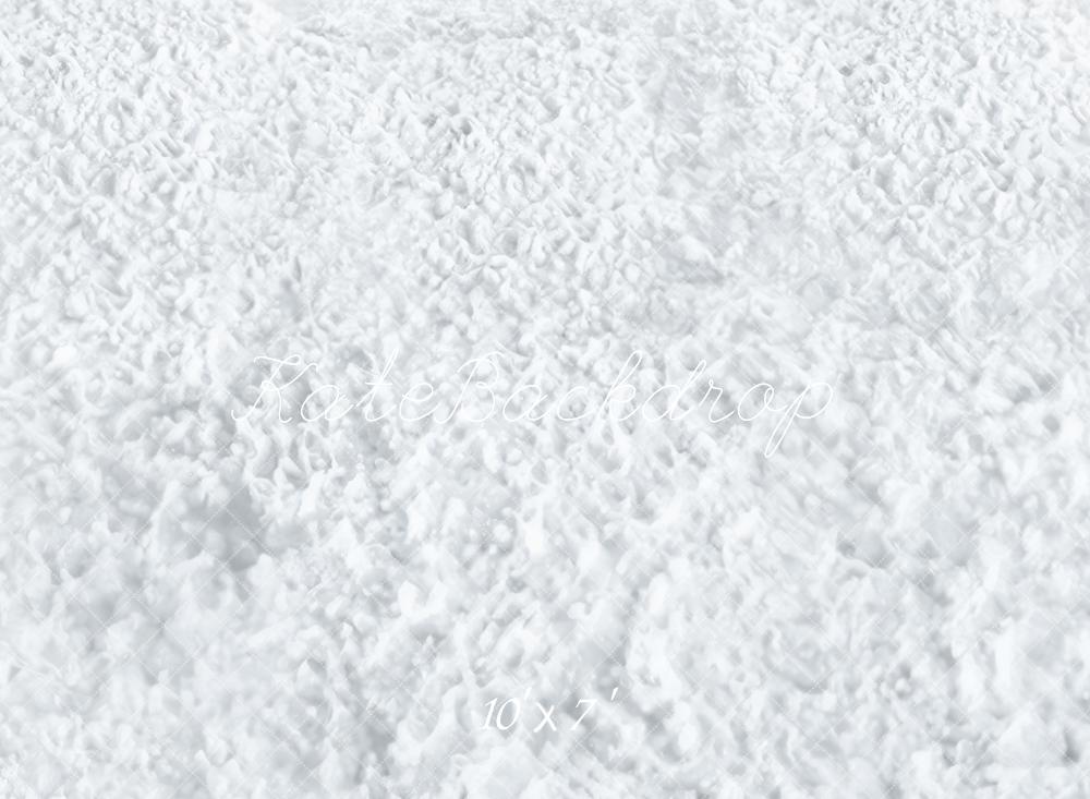 Kate Hiver Blanc Neige Sol Toile de fond en Vinyle