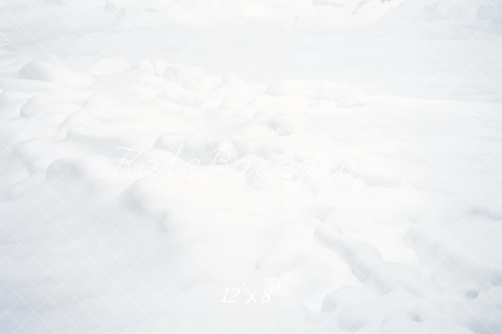 Kate Neige Hiver Blanc Sol Toile de fond conçue par Emetselch - Kate Backdrop FR