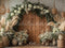 Kate Bohème Fleur Arche Porte en bois Toile de fond en Laine conçue par Emetselch - Kate Backdrop FR