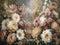 Kate Fleurs Portrait Vintage Pastel Toile de fond en Laine conçue par Emetselch