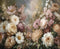 Kate Fleurs Portrait Vintage Pastel Toile de fond en Laine conçue par Emetselch