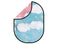 Kate Double-face Anniversaire Ciel Nuages Étoiles Bleu/Rose Toile de fond Pliable 5x6.5pi(1.5x2m) - Kate Backdrop FR