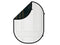 Kate Double-face Mur Rétro Blanc/Noir Doré Toile de fond Pliable 5x6.5pi(1.5x2m) - Kate Backdrop FR