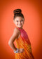 Kate Orange Vif Fond de Papier Sans Couture pour la photographie - Kate Backdrop FR